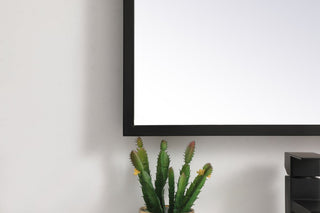 Modern Black Led Mirror