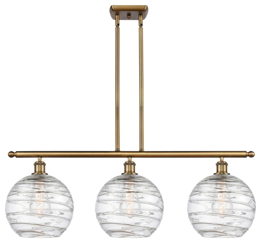Innovations Lighting 516-3I-BB-G1213-10 Deco Swirl 3 Light 36" Island Light