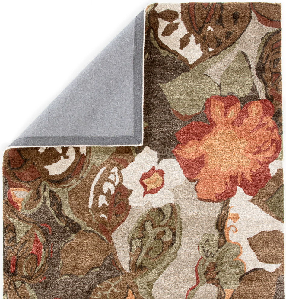 Jaipur Living Petal Pusher Handmade Floral Light Gray/Multicolor Area Rug, 8'x10