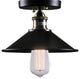 Louise 1-light Black Edison Lamp with Bulb