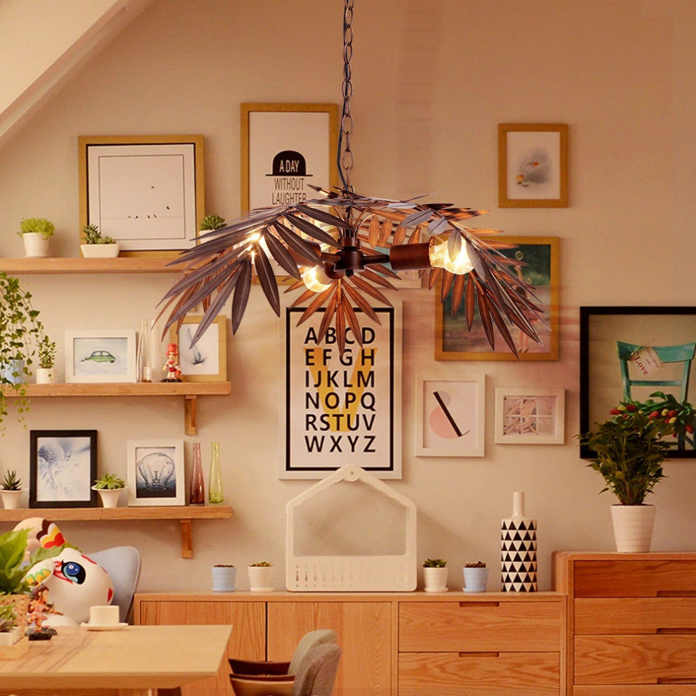 Deinze | Modern Loft Coconut Tree Chandelier for Restaurant, 1 Layer Pendant
