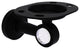 Pacific Beach Tumbler and Toothbrush Holder, Matte Black