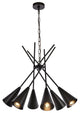 Living District LD651D32BK Casen 32" Pendant, Black