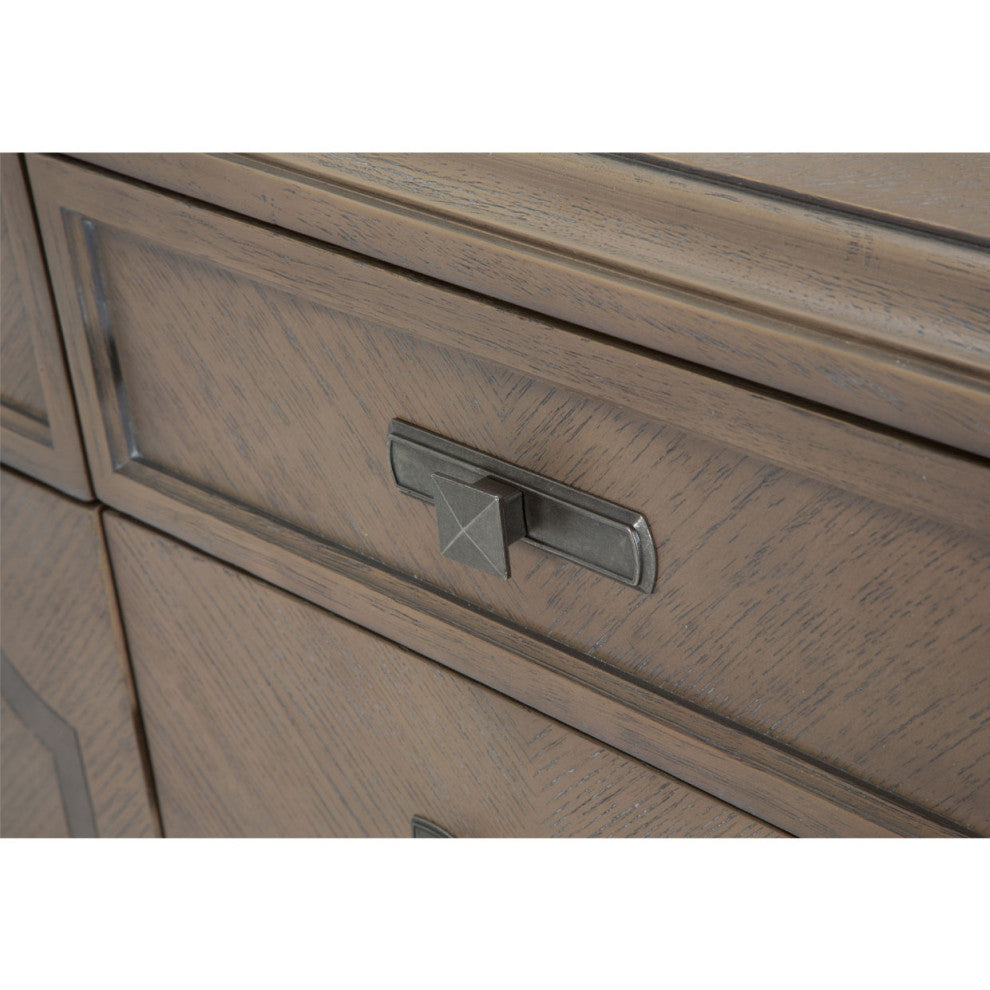 Tangier Coast Dresser With Mirror, Desert Sand