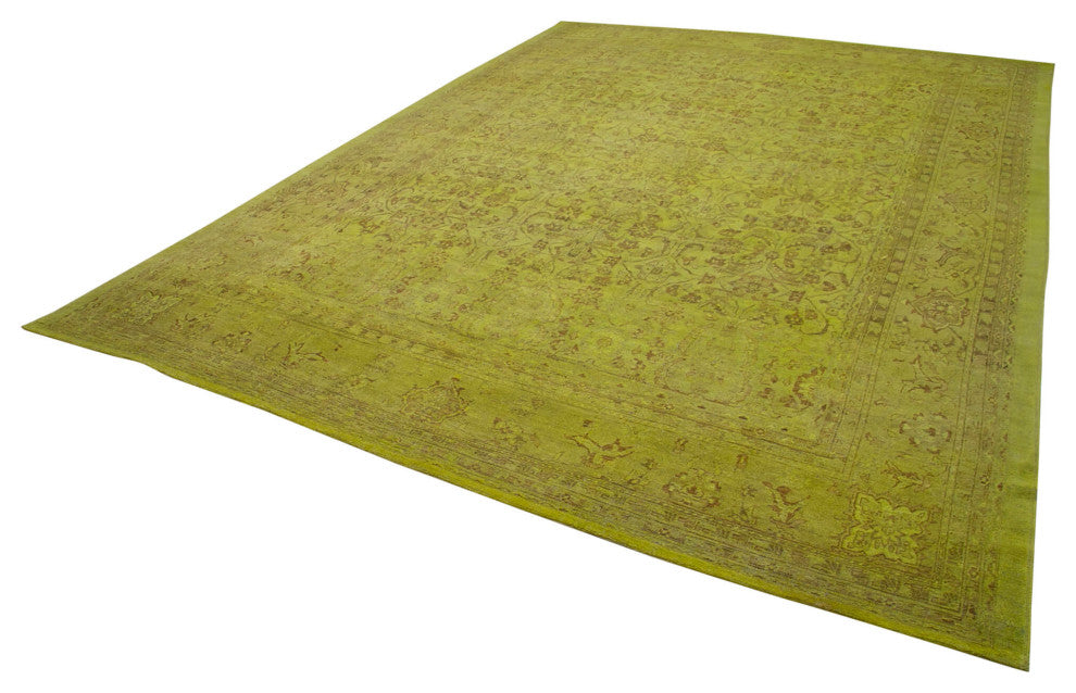 Rug N Carpet - Handwoven Oriental 13' 7" x 18' 6" Oversize Oushak Area Rug