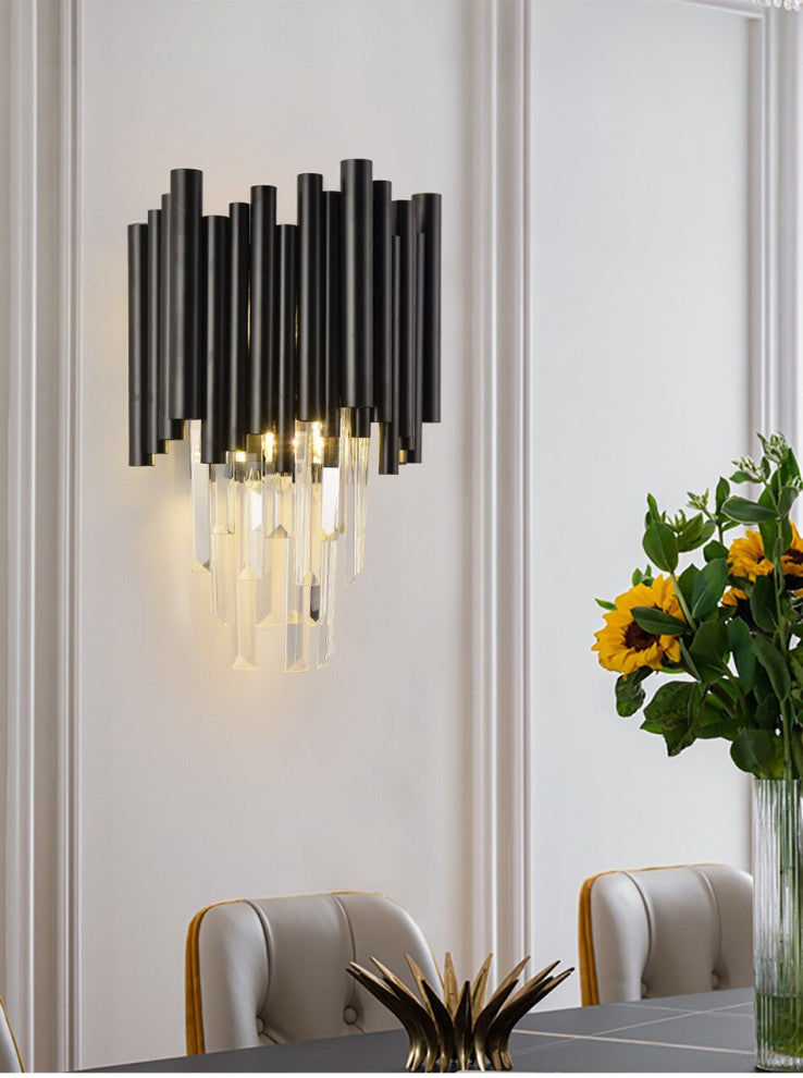 Modern Black wall decor for luxury living room