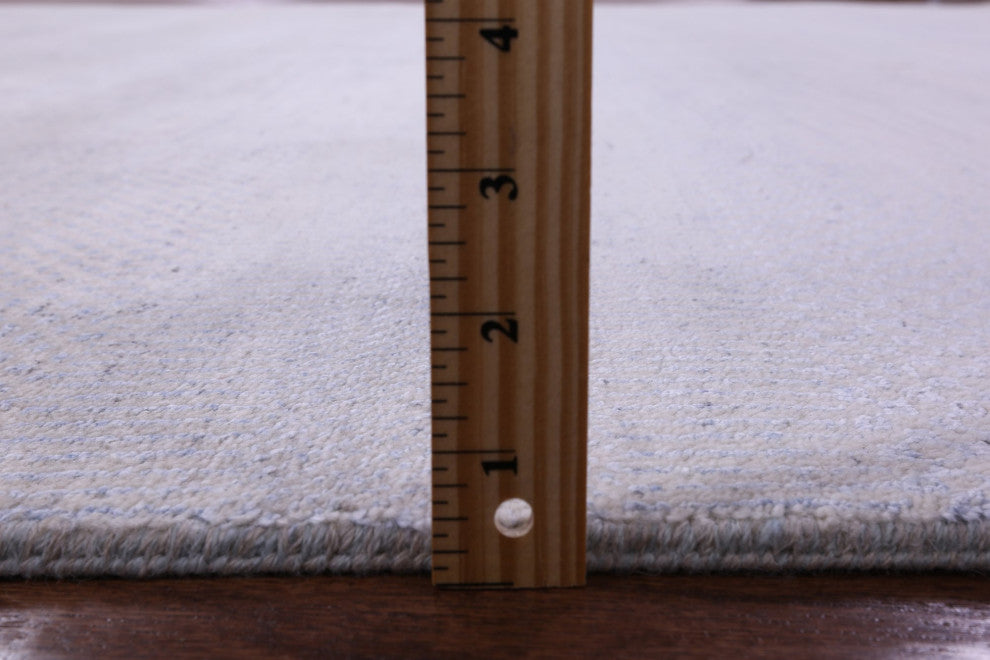 Wool and Silk Handmade Savannah Grass Rug 8' 2" X 10' 0" Q12001