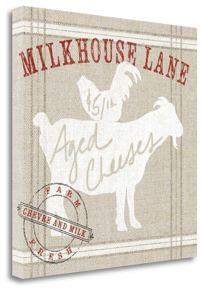 "Farm Linen Goat" By Sue Schlabach, Giclee Print on Gallery Wrap Canvas