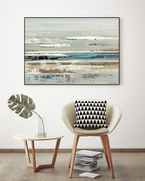 "Eternal Horizon I" Art block Framed Canvas, 32"x24"