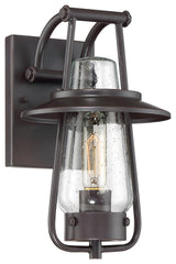 Designers Fountain Stonyridge 8.5" Outdoor Wall Lantern, Satin Bronze