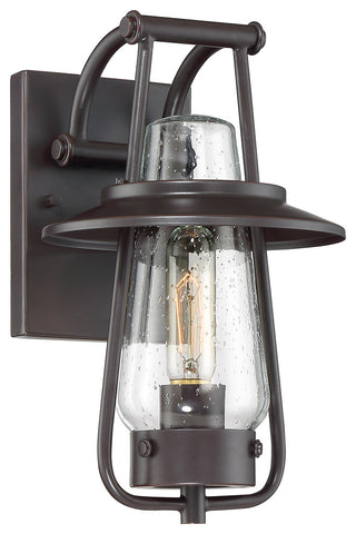 Designers Fountain Stonyridge 8.5" Outdoor Wall Lantern, Satin Bronze