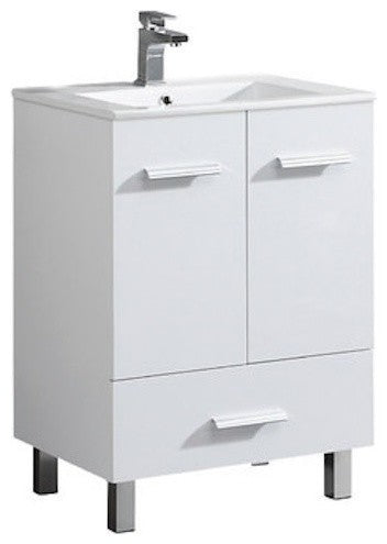 Fine Fixtures Atwood Vanity, White, 24"