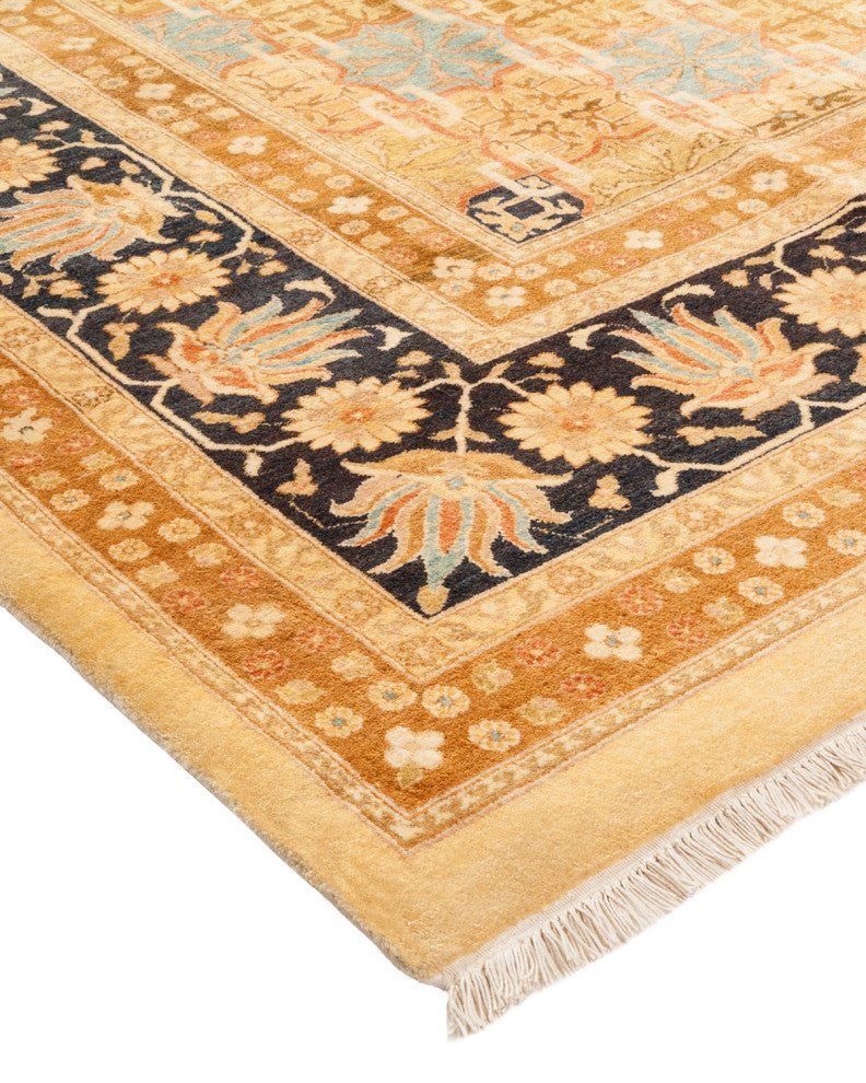 Camila, One-of-a-Kind Hand-Knotted Area Rug Ivory, 9'1"x11'10"