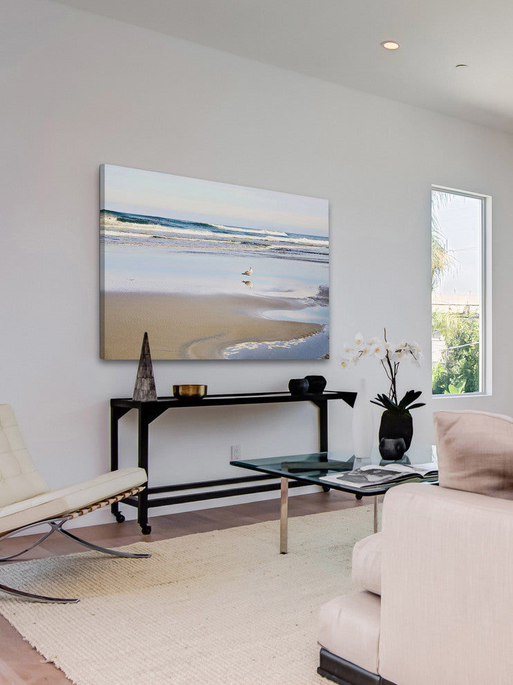 Marmont Hill, "Lone Seagull" by Sylvia Cook Painting on Wrapped Canvas, 45x30