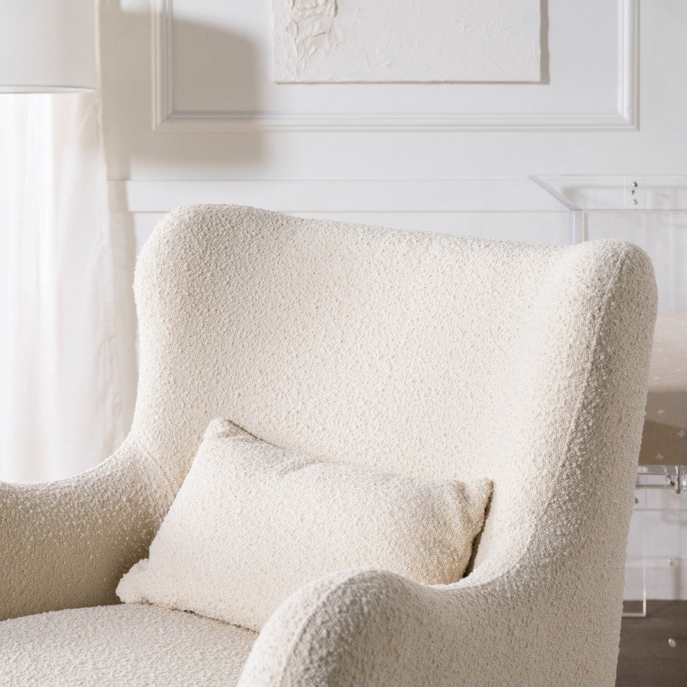 Solstice Swivel Glider, Ivory Boucle