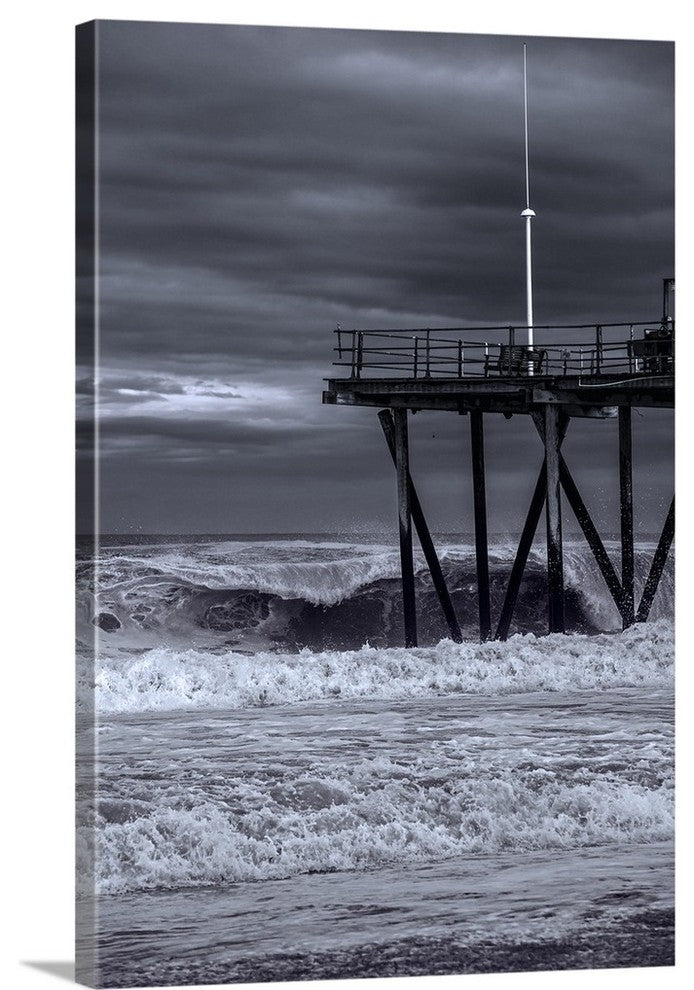 "Belmar Pier" Wrapped Canvas Art Print, 32"x48"x1.5"