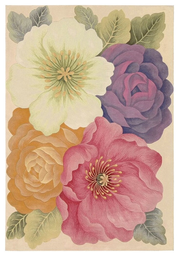 NOURISON TROPICS MULTICOLOR AREA RUG