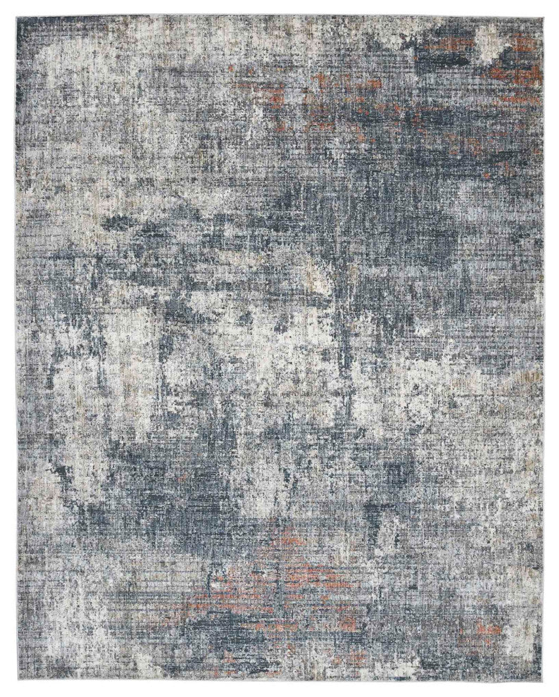 Vermont Allaine Area Rug, Gray, 9'10" x 13'1", Abstract