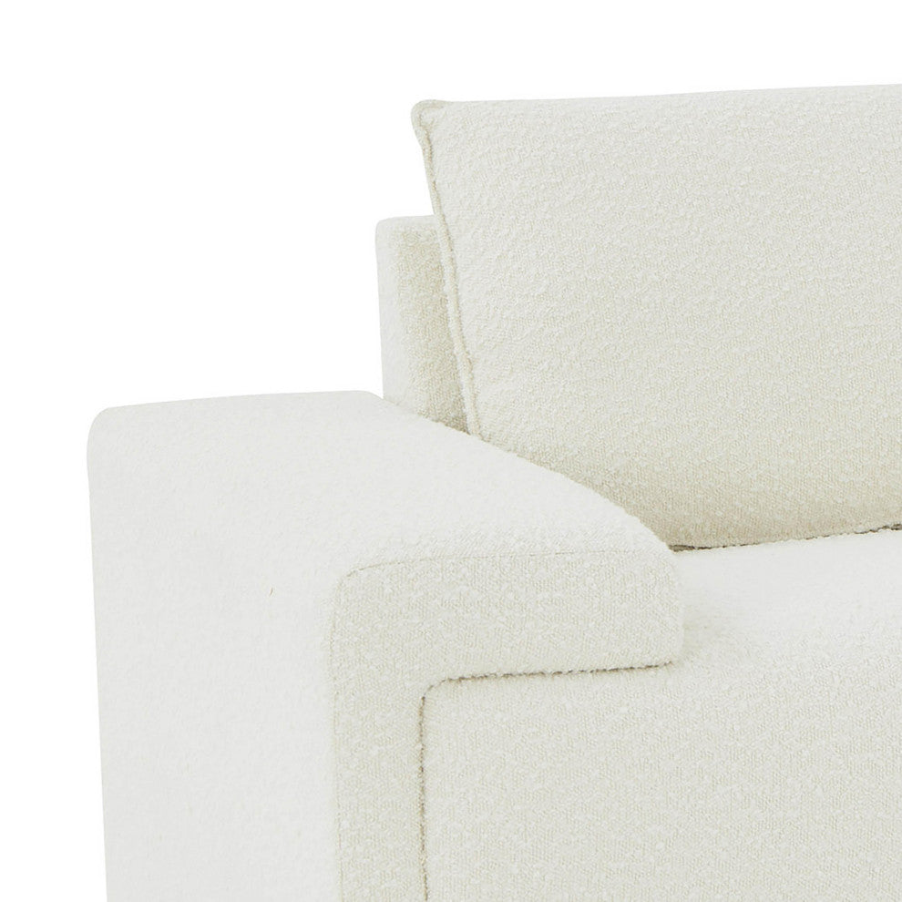 Maeve Cream Boucle Loveseat