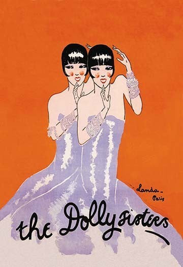 Dolly Sisters - Gallery Wrapped Canvas Art 28" x 42"