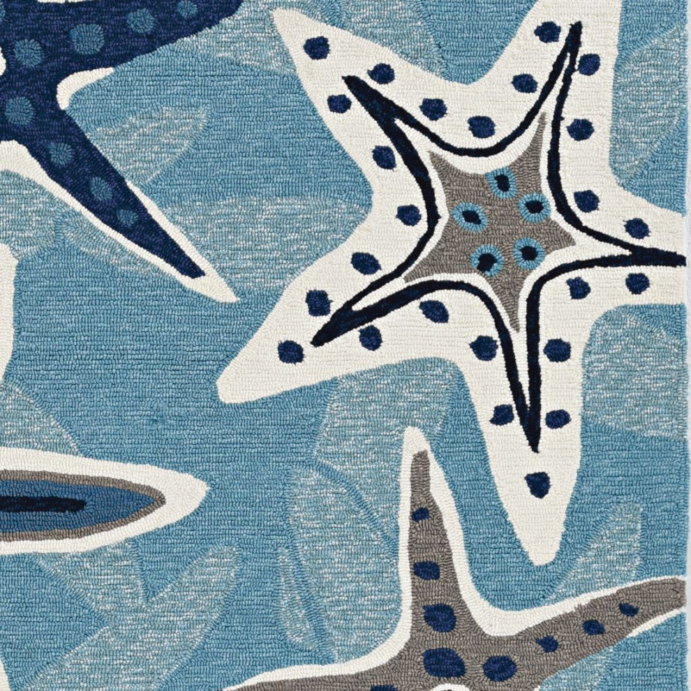 KAS Harbor 4203 Blue Sands Area Rug, 3'x5'