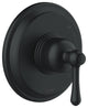 Opulence Single Handle Pressure Balance Trim Kit for Valve Only Satin Black