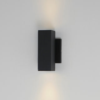 Maxim 86421 Culvert 2 Light 8" Tall LED Outdoor Wall Sconce - Black