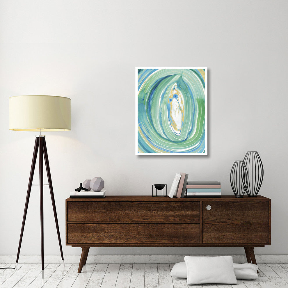 "Terrain Gilded I" Digital Paper Print by Sue Schlabach, 30"x37"