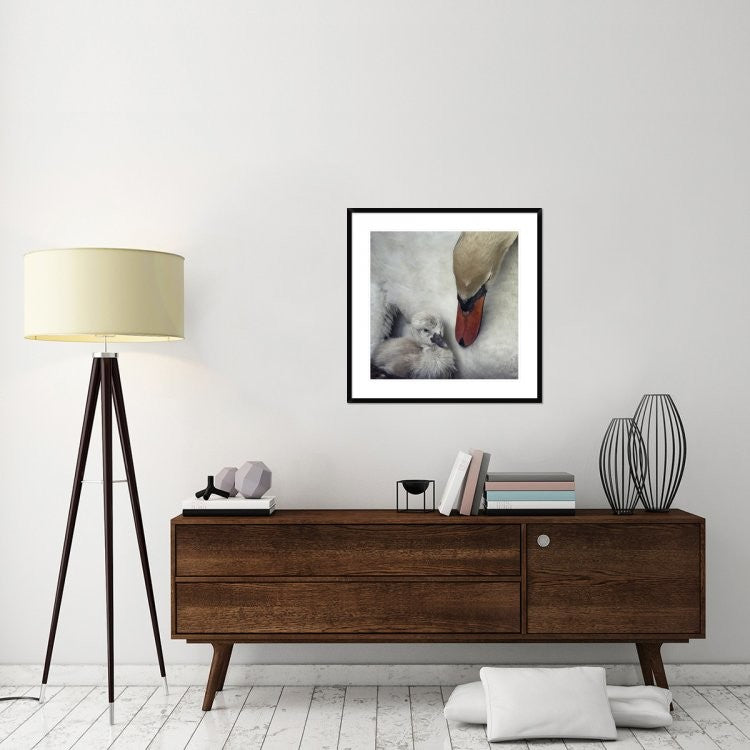 "Close To You" Framed Digital Print by Piet Flour, 32"x32"