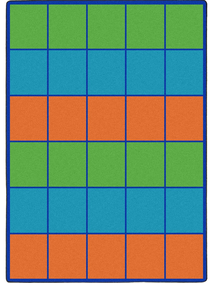 Squares To Spare 10'9" X 13'2" Area Rug, Color Multi
