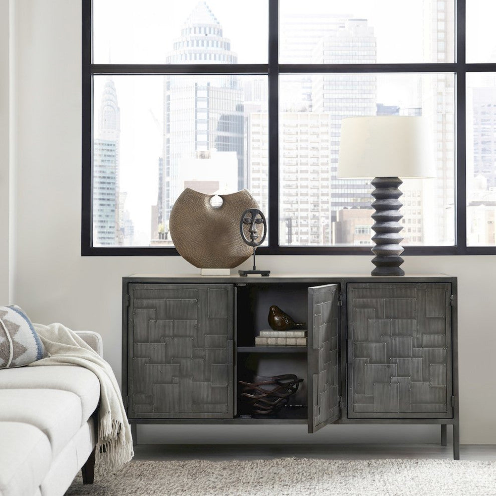 3-Door Metal Sideboard