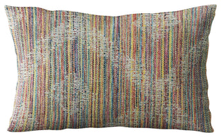 Plutus Multi-Color Diamond Abstract Luxury Throw Pillow, 26"x26"