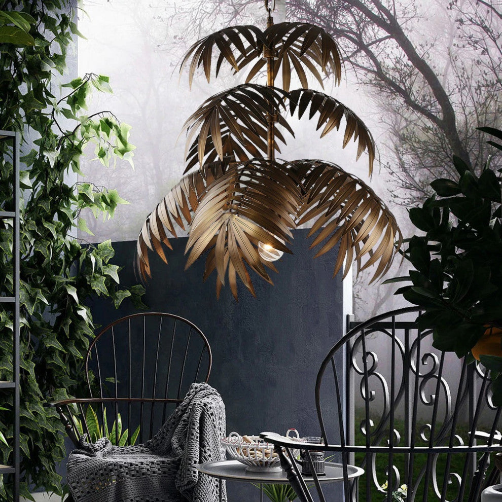 Deinze | Modern Loft Coconut Tree Chandelier for Restaurant, 3 Layers