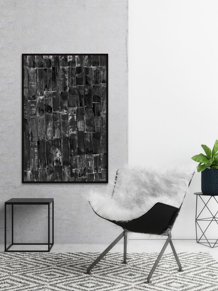 "Moments of Confusion" Floater Framed Painting Print on Canvas, 12x18