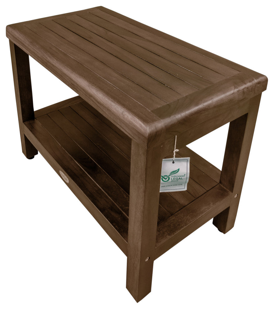 Classic Teak Shower Bench, 24"