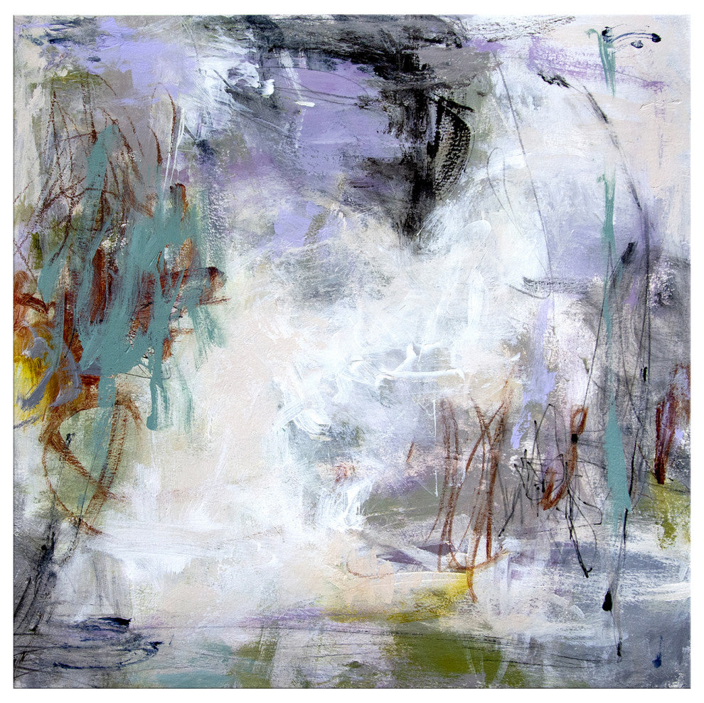 Ready2HangArt 'Grassy Waters' Abstract Canvas Wall Art