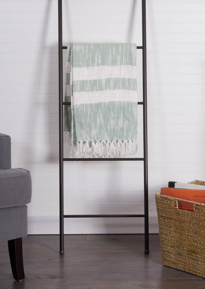 DII Mint Slub Stripe Throw