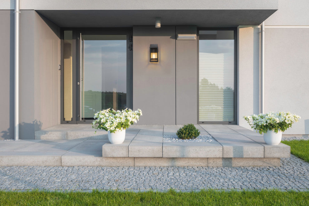 Z-Lite 596S Nuri 14" Tall Outdoor Wall Sconce - Black