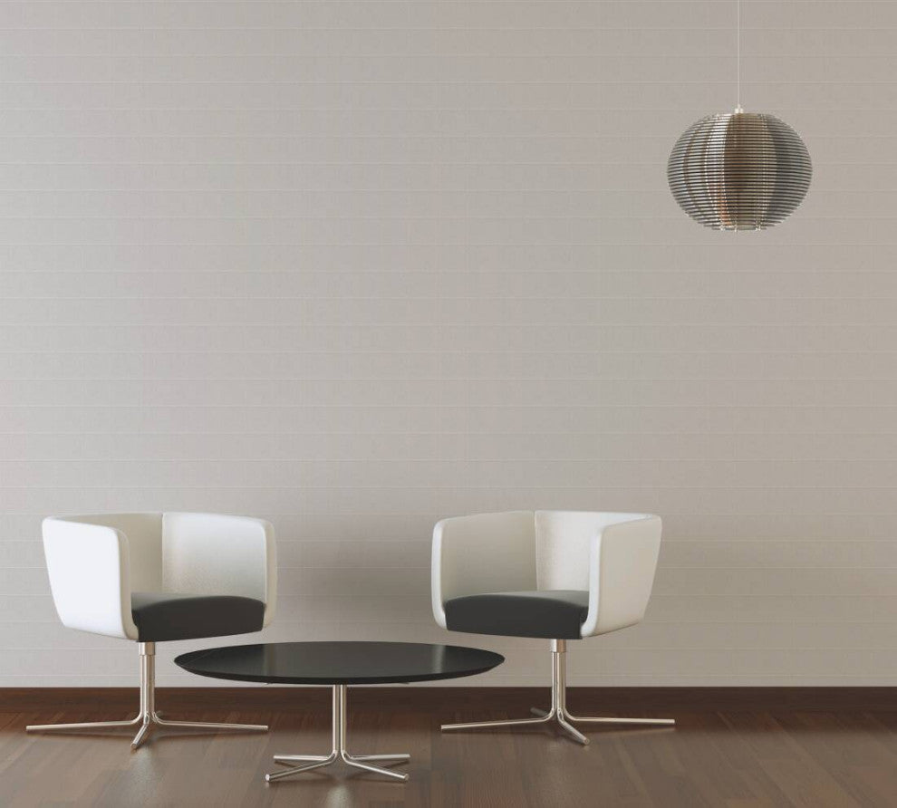 Geometric Textured Wallpaper, Square Pattern, Gray Metallic, 1 Roll