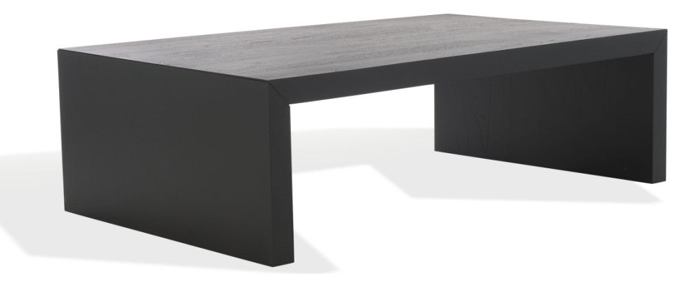 Safavieh Couture Tawney Rectangle Wood Coffee Table, Black