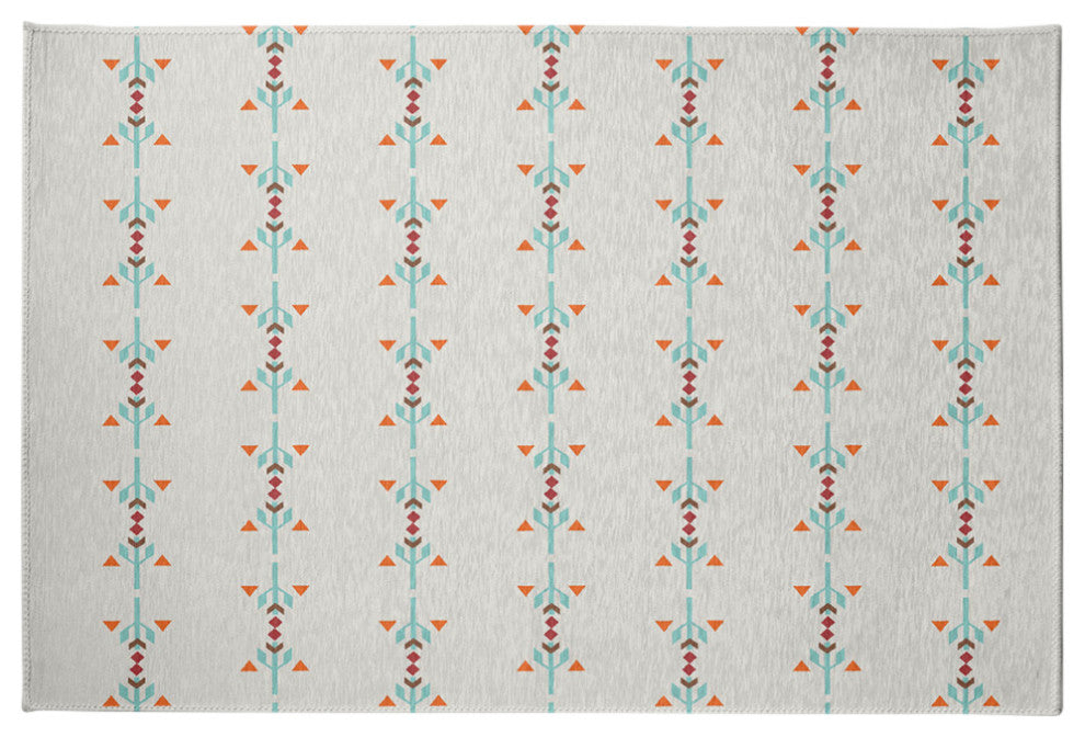 Jodhpur Stripe Spring Chenille Rug, Blue, 4'x6'