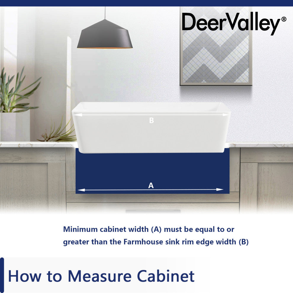 White 24 Inch Small Farmhouse Ceramic Sink with Bottom Grid and Strainer