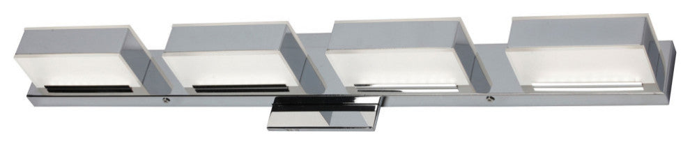 20W LED Wall Vanity, Polished Chrome Finish