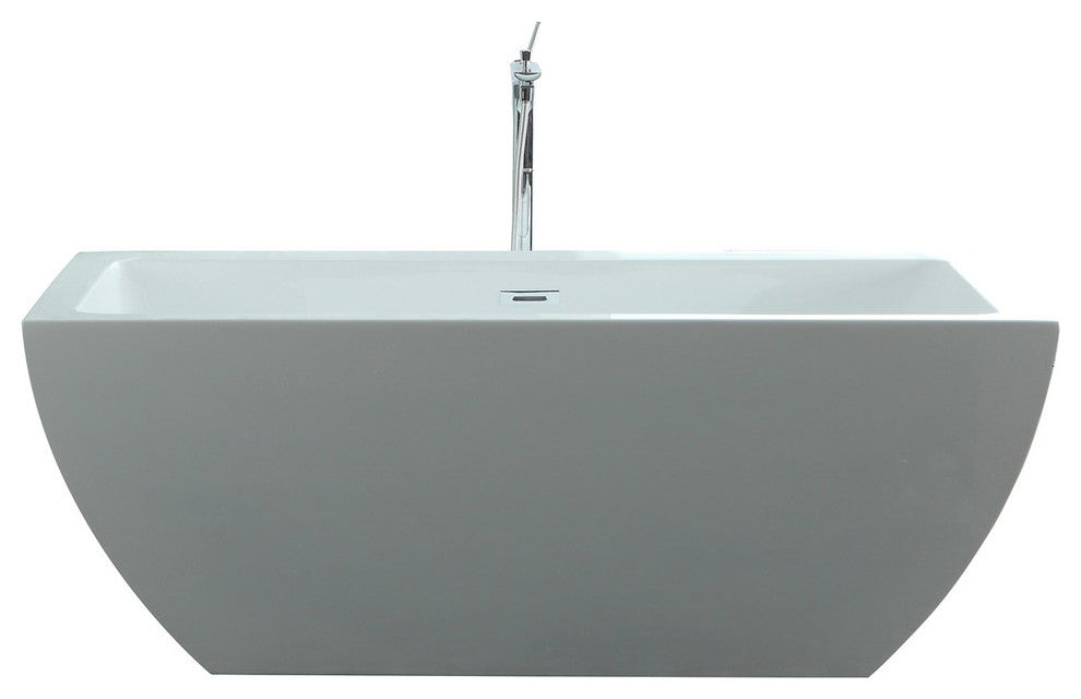 Serenity 59"x29.5" Freestanding Soaking Bathtub