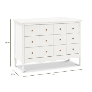 Liberty 6-Drawer Assembled Dresser, Warm White