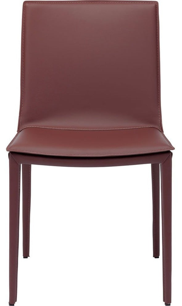 Nuevo Living Palma Dining Chair, Bordeaux Leather
