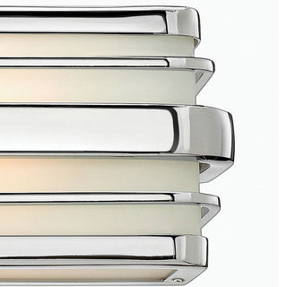 Hinkley Winton Small Two Light Vanity, Chrome