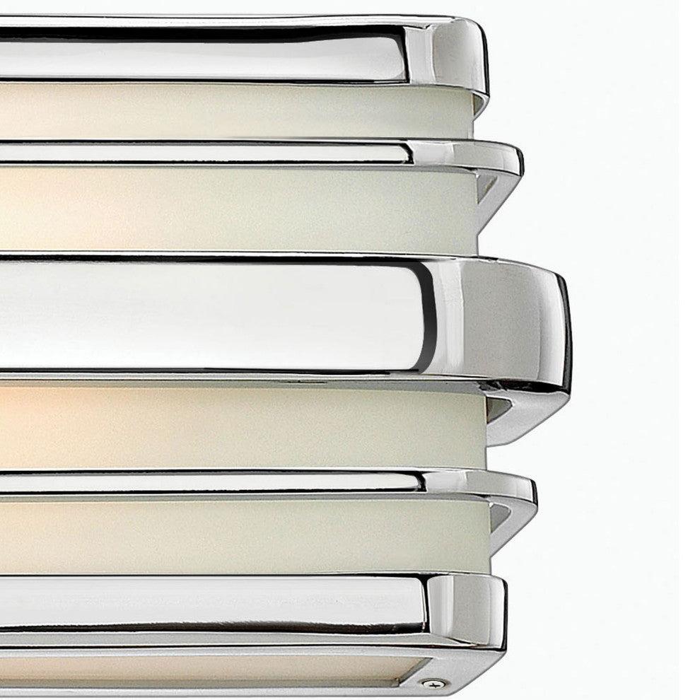Hinkley Winton Small Two Light Vanity, Chrome
