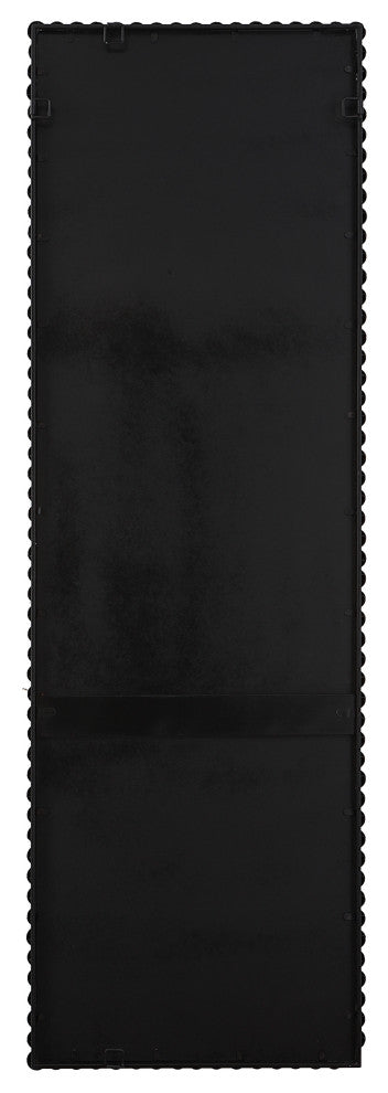 Uttermost 09791 Serna Black Tall Mirror