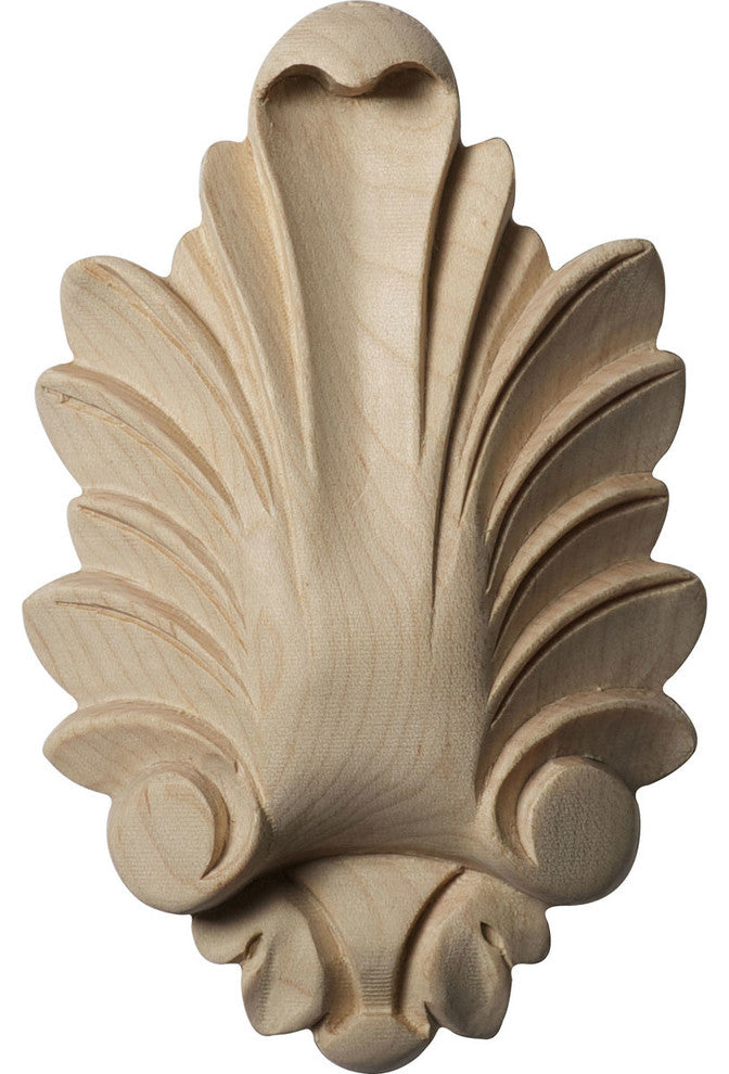 3"W x 4 3/4"H x 1"D Medium Hillsborough Center, Cherry